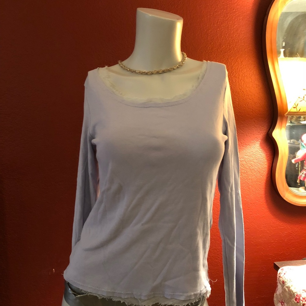 Moth (Anthropologie) blue long sleeve